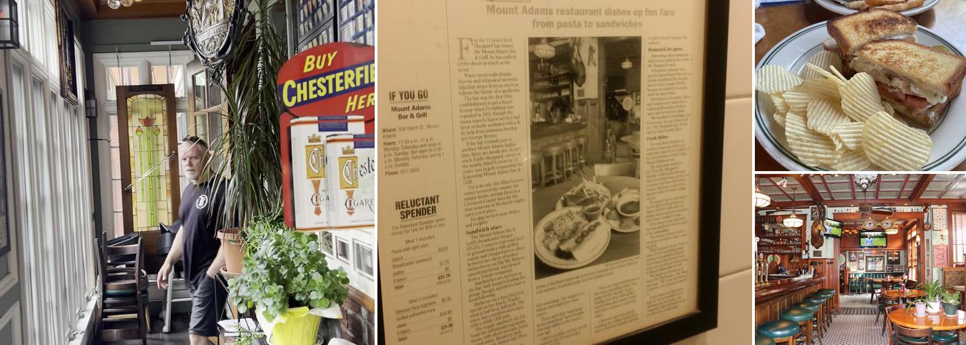 Mt. Adams Bar & Grill Menu