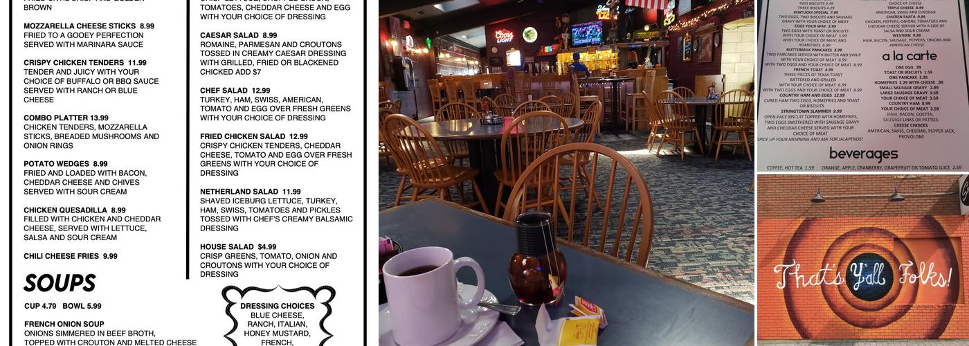 Stringtown Bar & Grill Menu