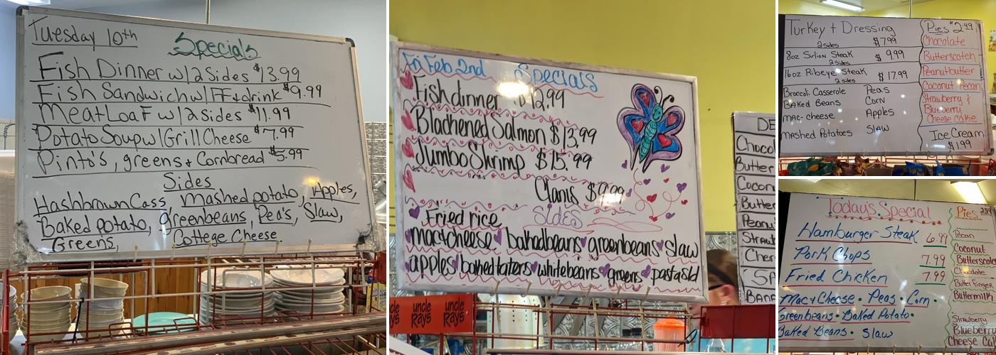 Esto Country Store Menu