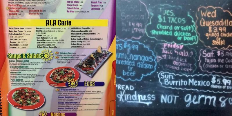 El Guadalajara Menu