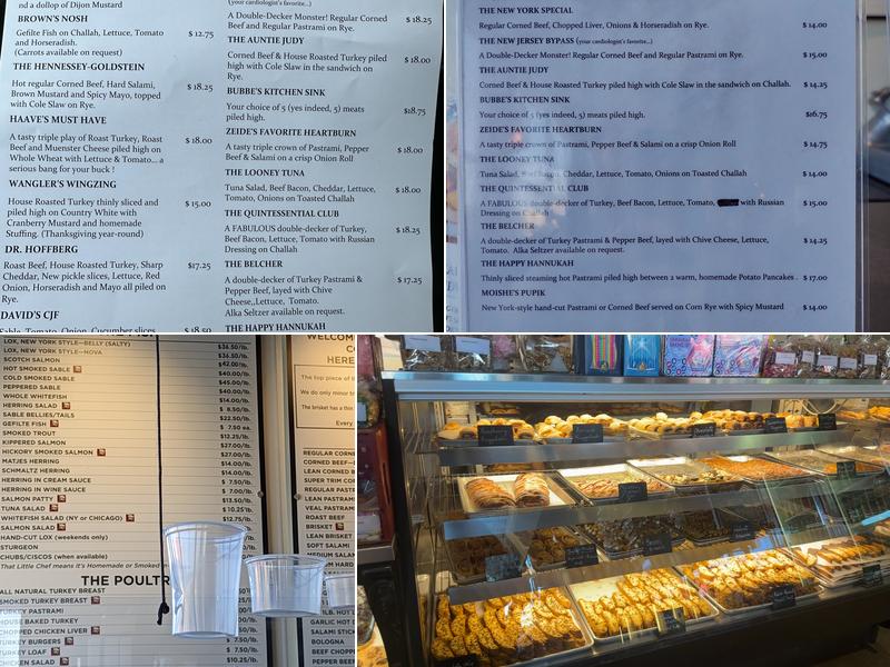 Kaufman's Bagel & Delicatessen Menu