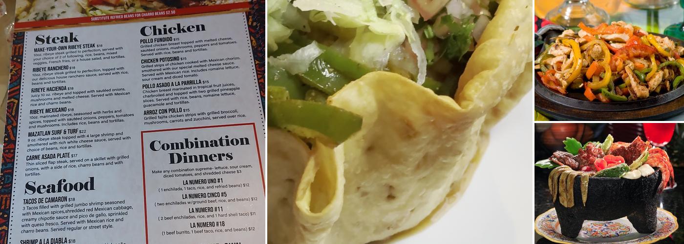 Castillo Real Mexican Cocina & Bar Menu