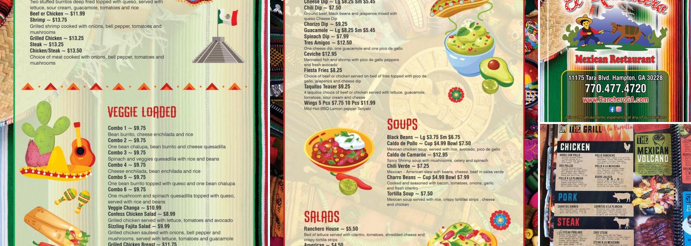 Ranchero Menu