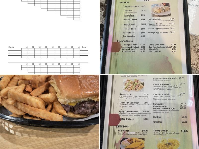 Sand Trap Bar & Restaurant Menu