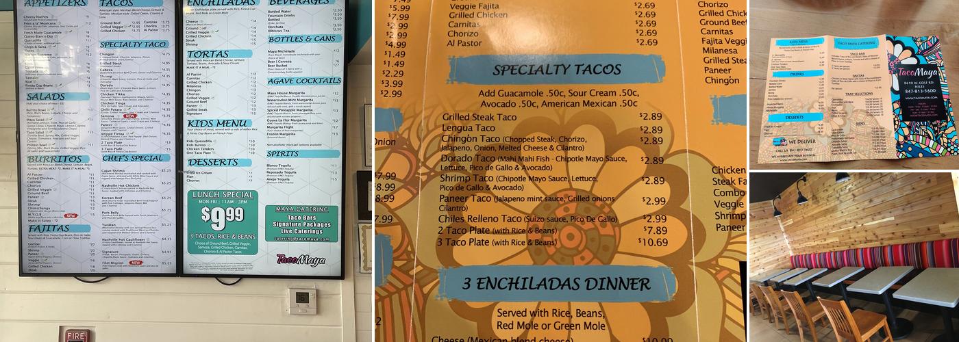 Taco Maya Menu