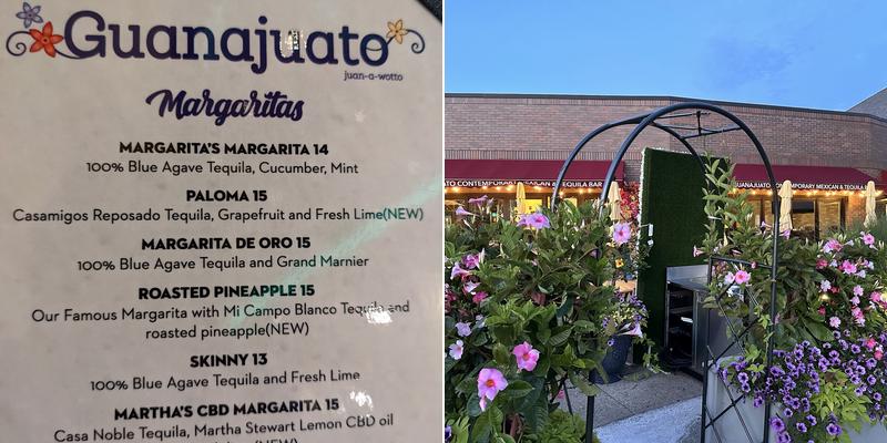 Guanajuato Contemporary Mexican & Tequila Bar Menu