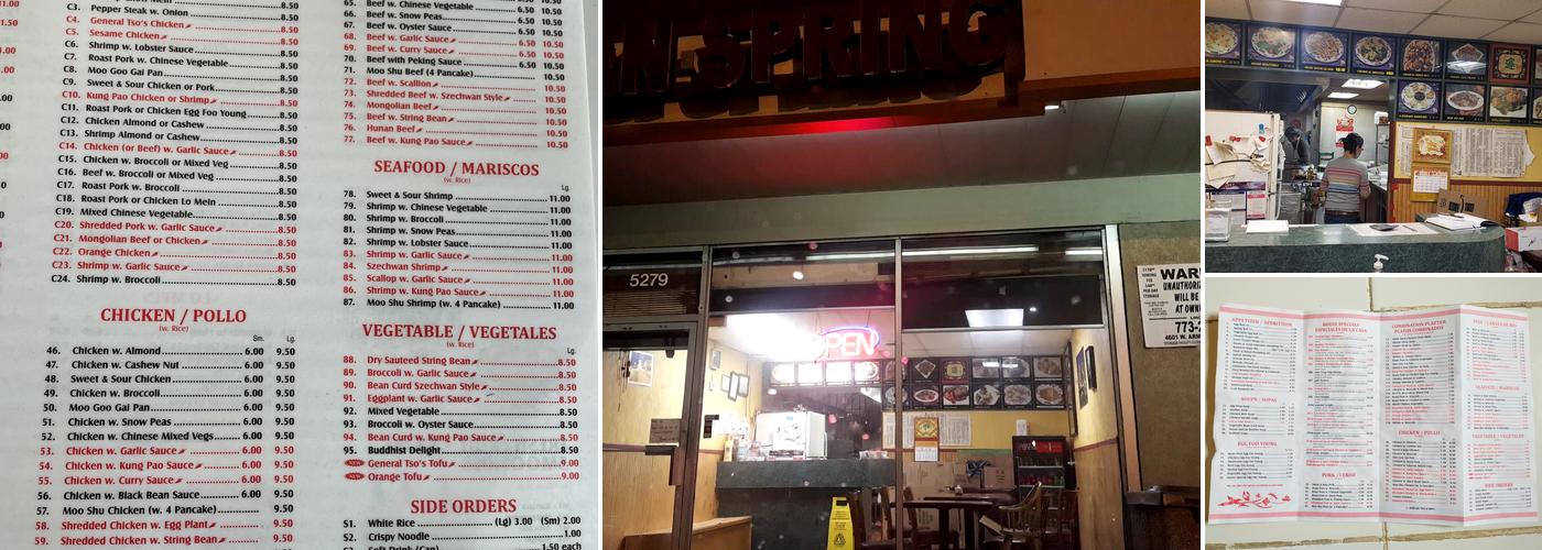 Hunan Spring Restaurant Menu