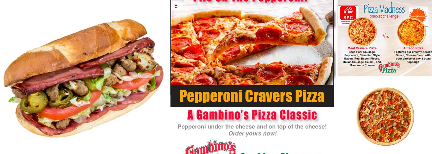 Gambino's Pizza Menu