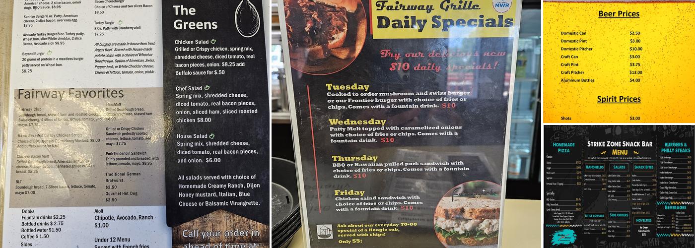 Fairway Grille Menu