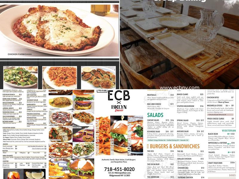 ECB Menu