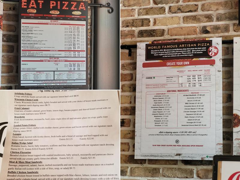 Giordano's Menu