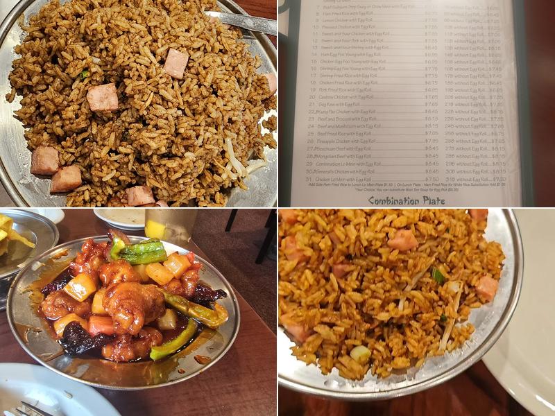 Chong's Restaurant *Reidland Menu