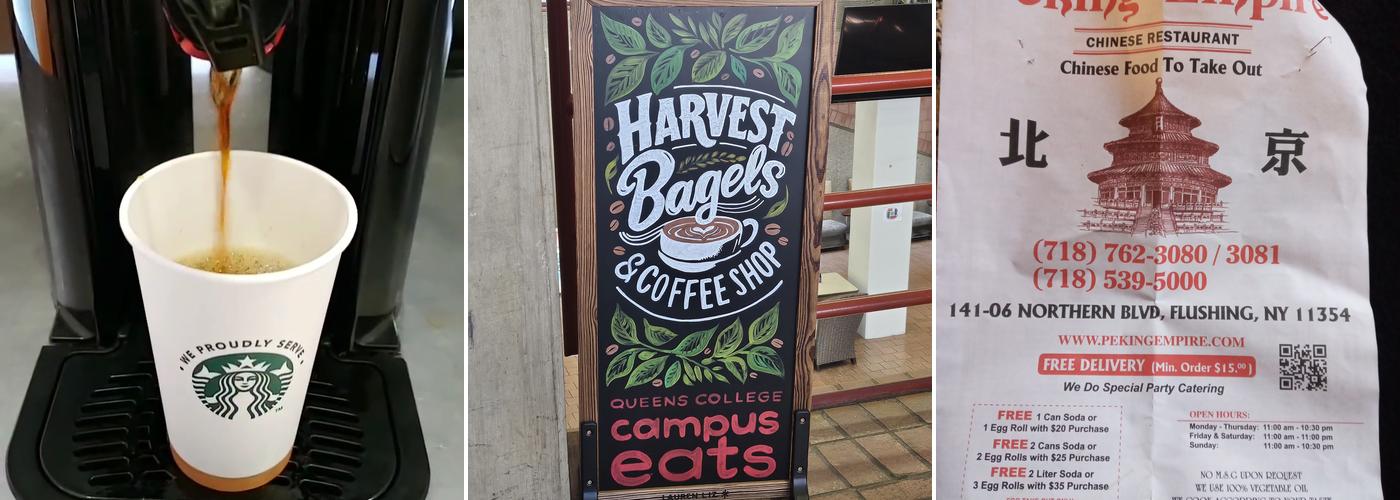Science Cafe Menu