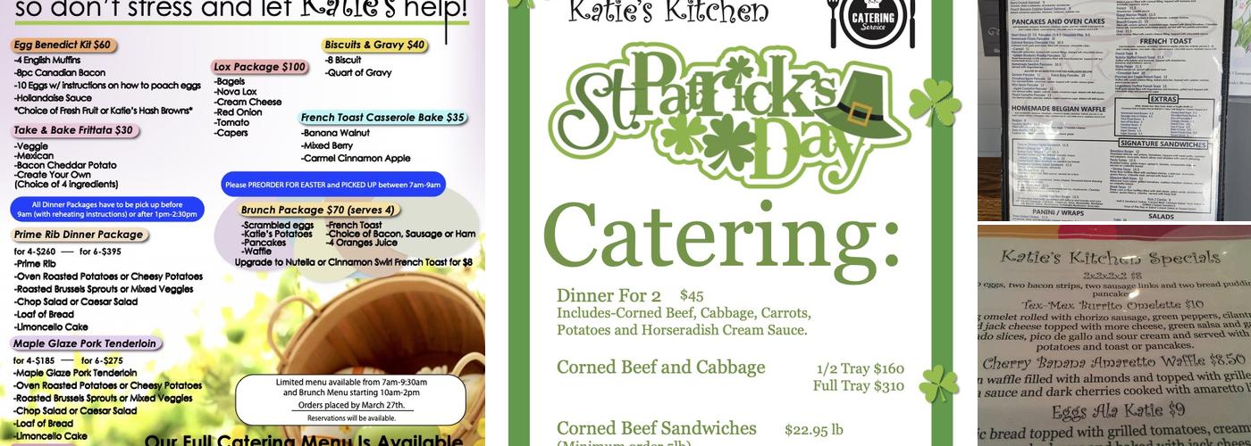 Katie's Kitchen Menu