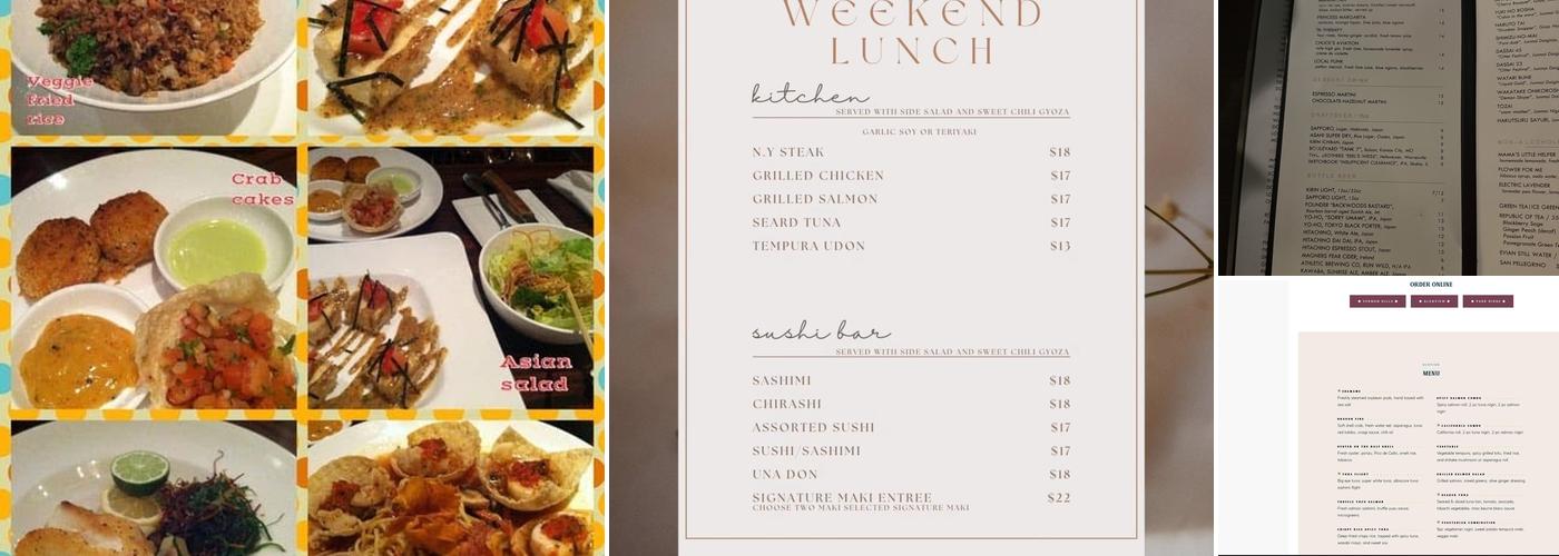 Blufish Sushi Bistro Menu