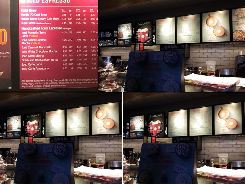 Starbucks Menu