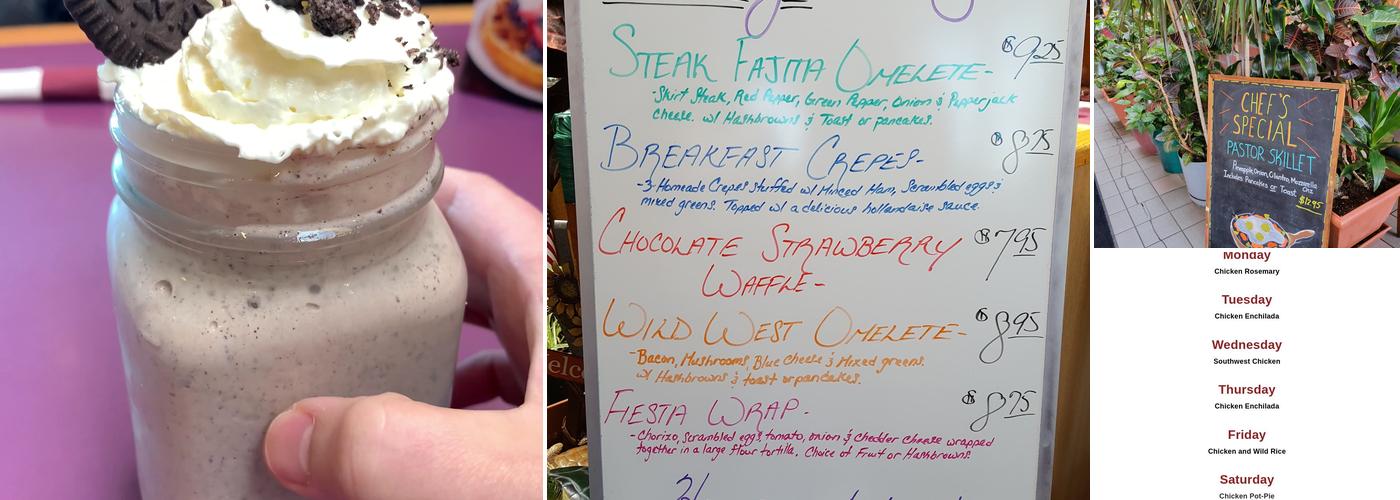 Andy's Cafe Menu