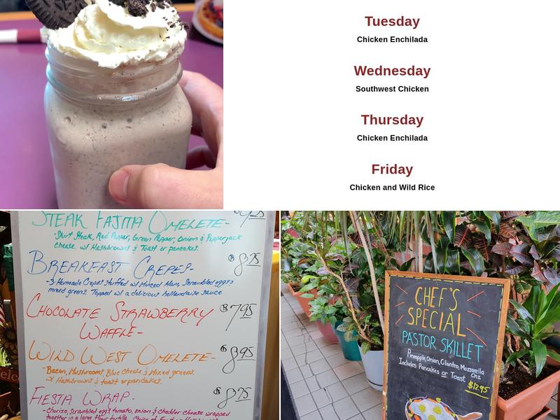 Andy's Cafe Menu