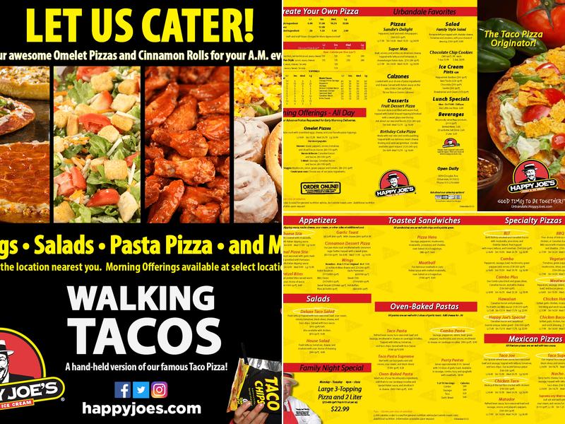 Happy Joe's Pizza - Urbandale Menu