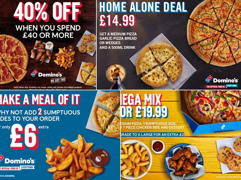 Domino's Pizza - Bognor Regis Menu