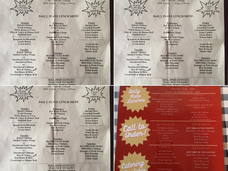 Moore's Menu