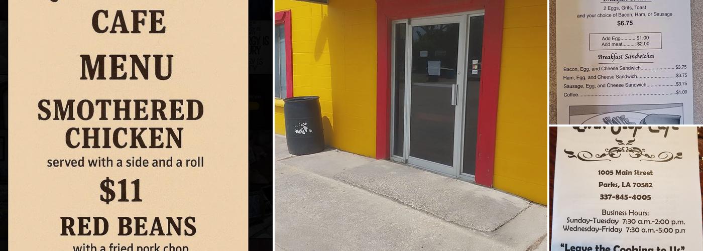 Qwik Stop Cafe' Menu