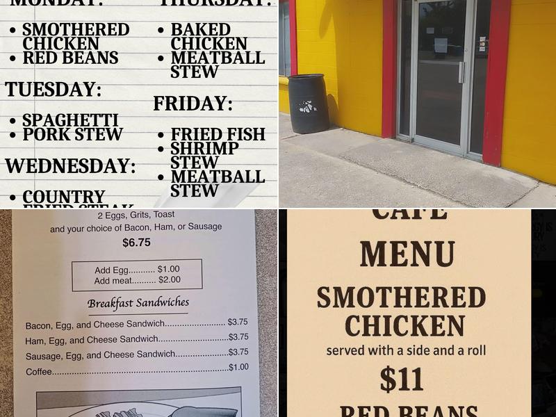 Qwik Stop Cafe' Menu