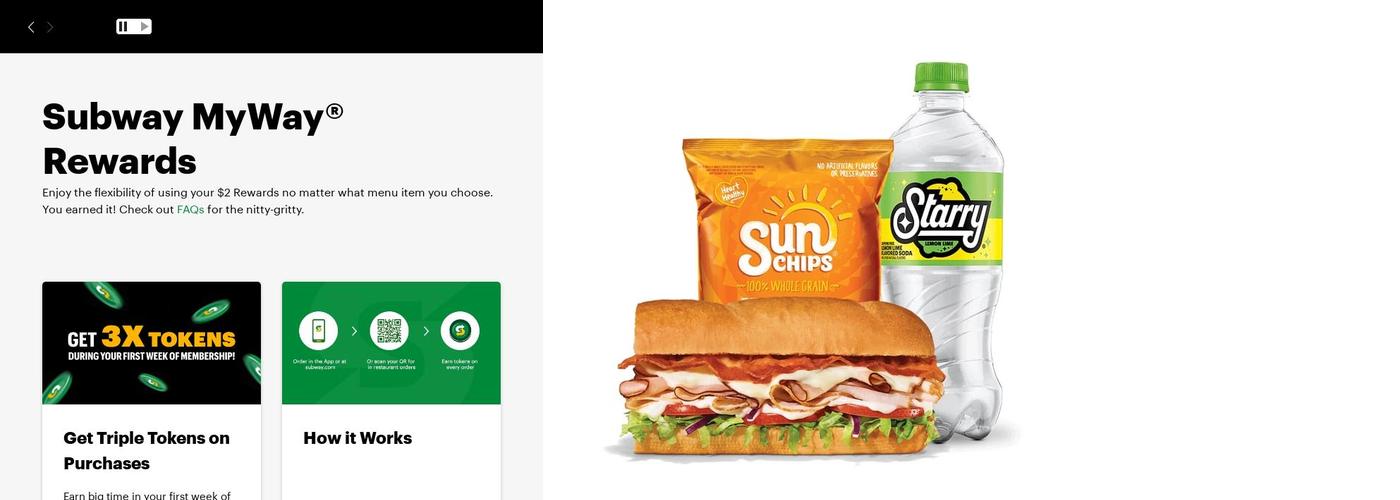 Subway Menu