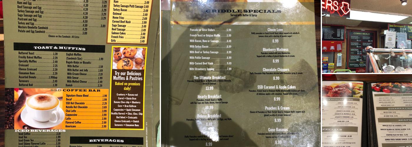 Silver Spoon Diner Menu