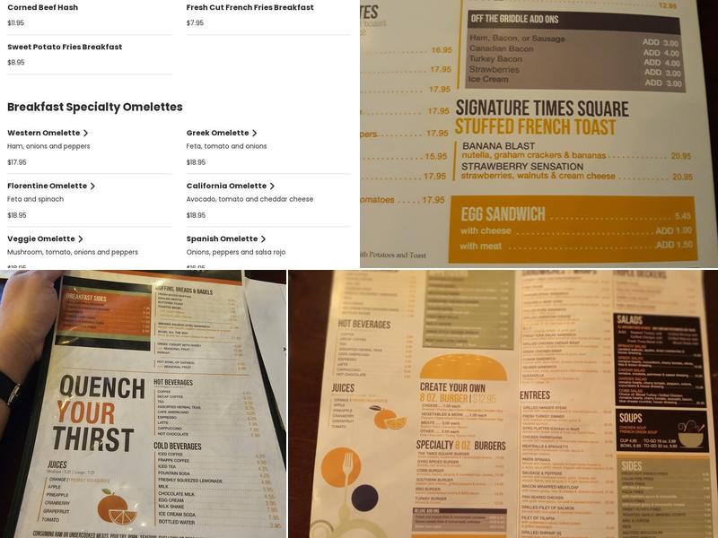 Times Square Diner & Grill Menu