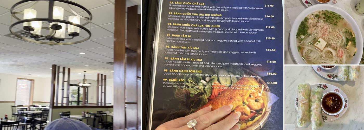 A Dong Restaurant Menu