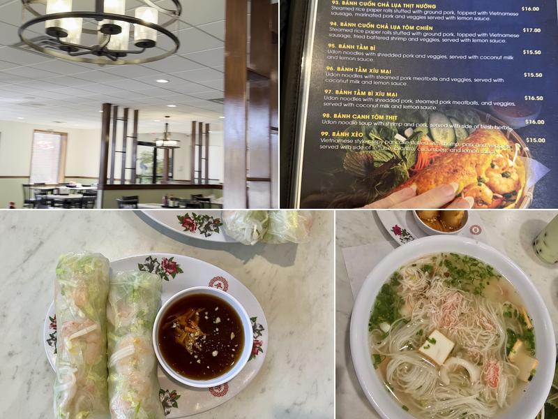 A Dong Restaurant Menu