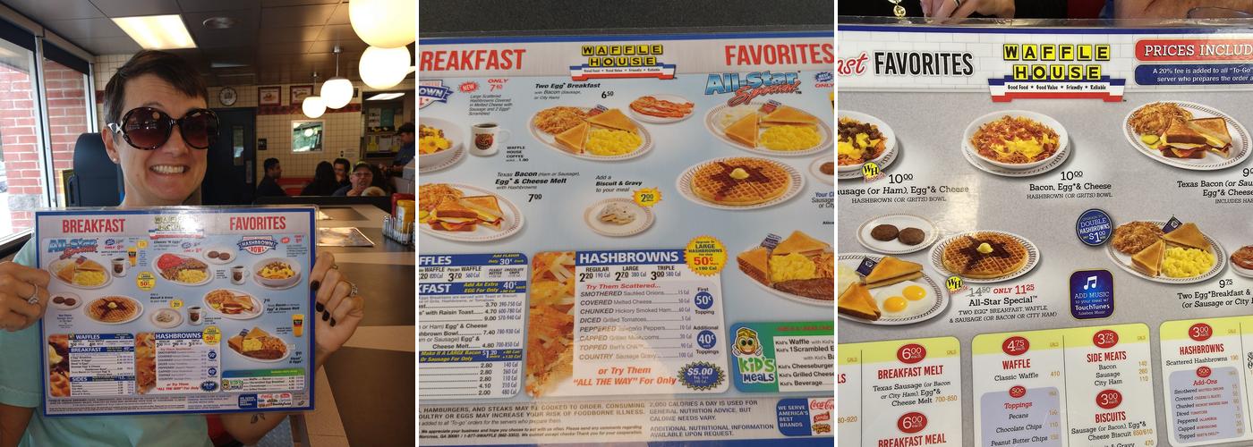 Waffle House Menu