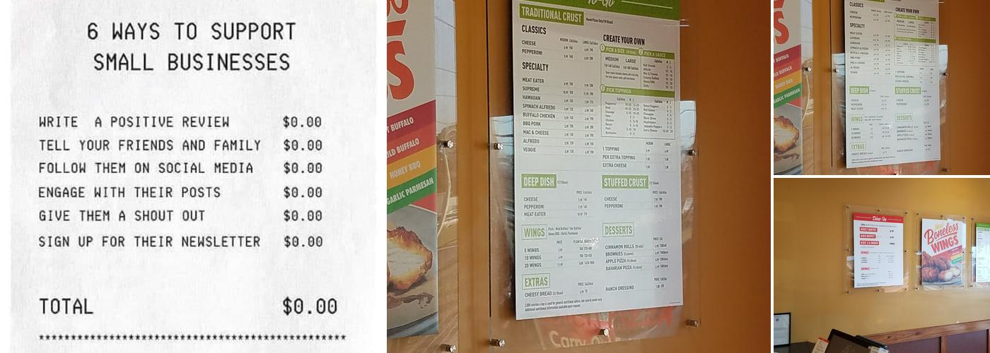 Cicis Pizza Menu