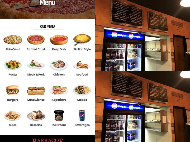Barraco's Pizza Menu