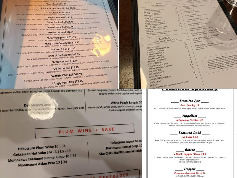 Wasabi Chi, Des Moines Menu, Reviews (312), Photos (72) Restaurantji