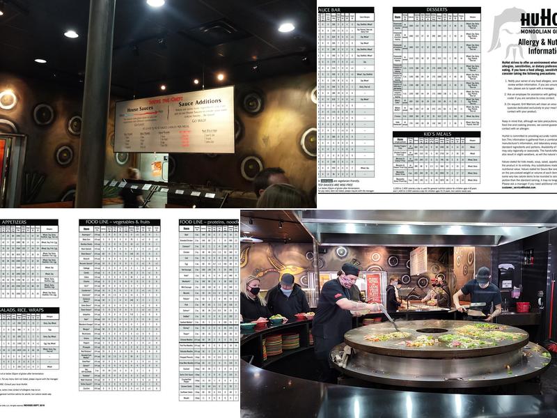HuHot Mongolian Grill Menu
