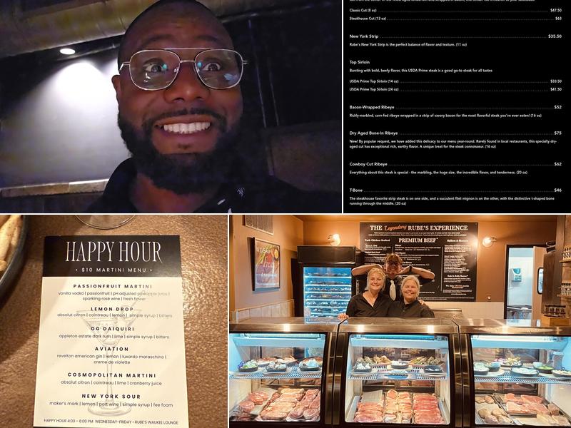 Rube's Steakhouse - Waukee Menu