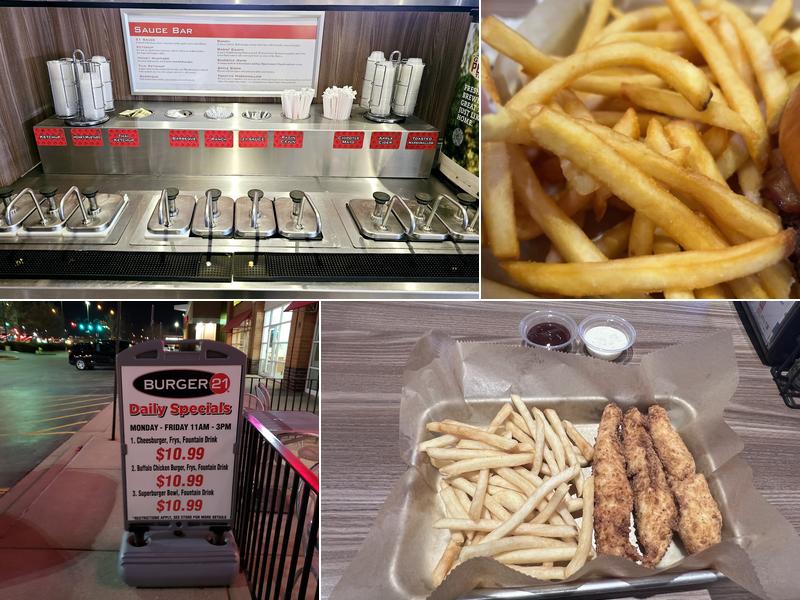 Burger 21 Menu