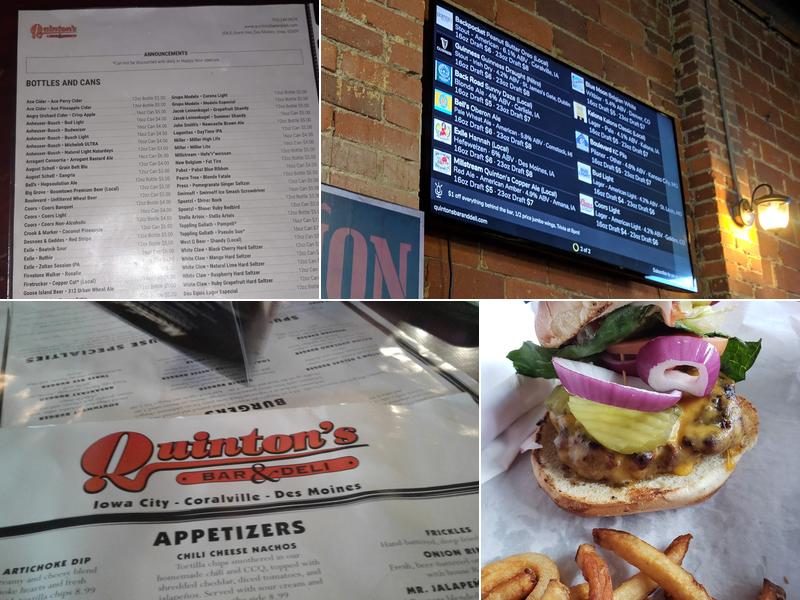 Quinton's Bar & Deli Menu