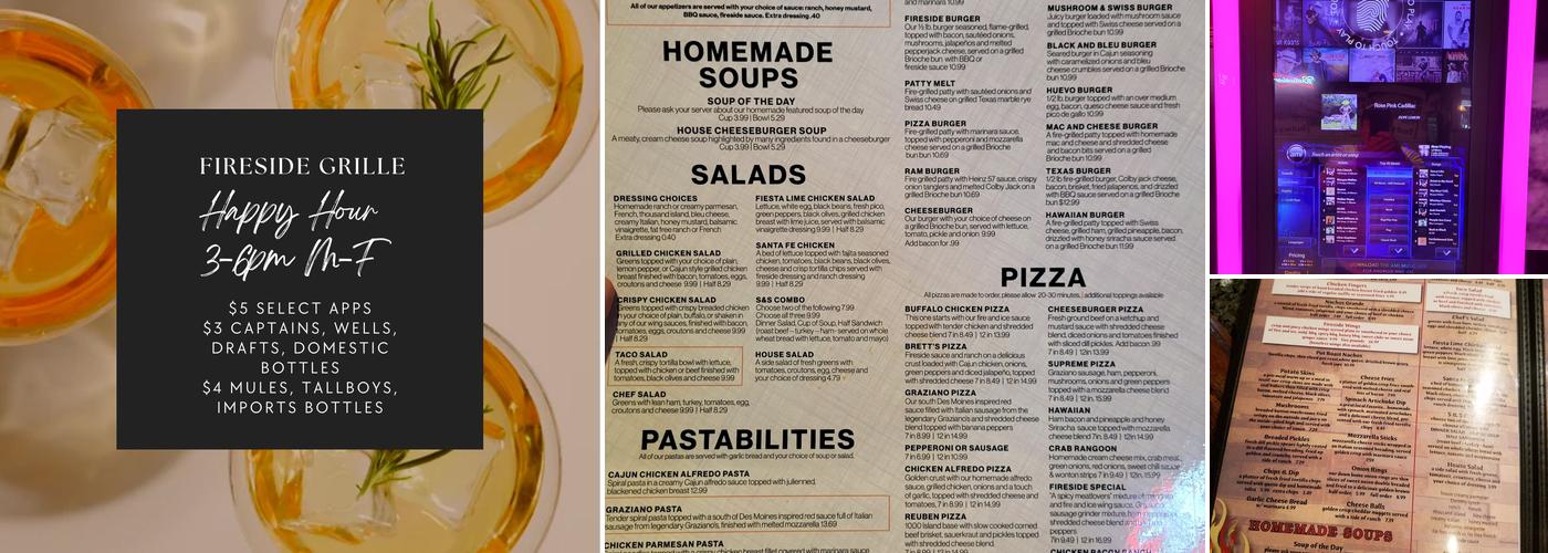 Fireside Grille Menu