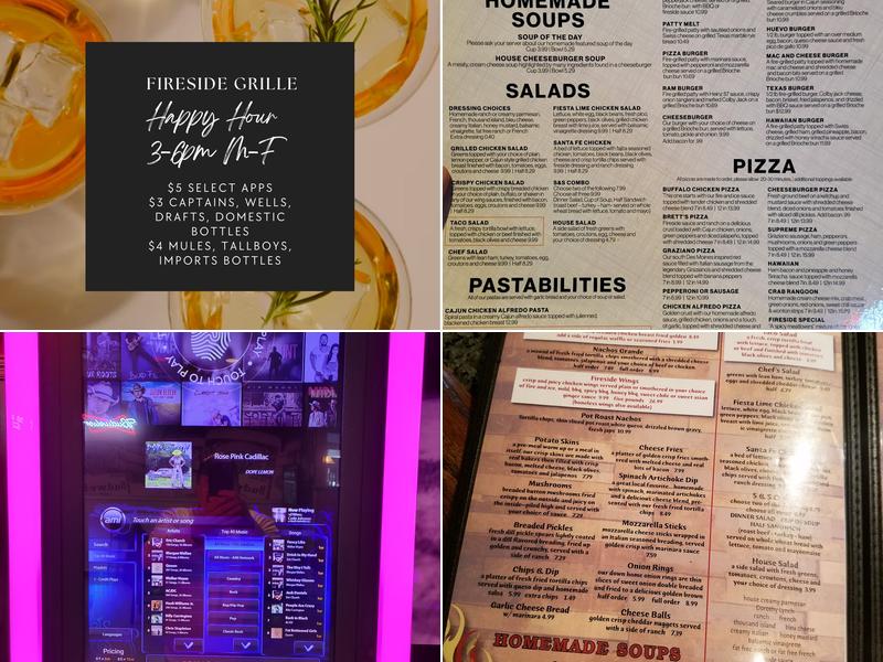 Fireside Grille Menu