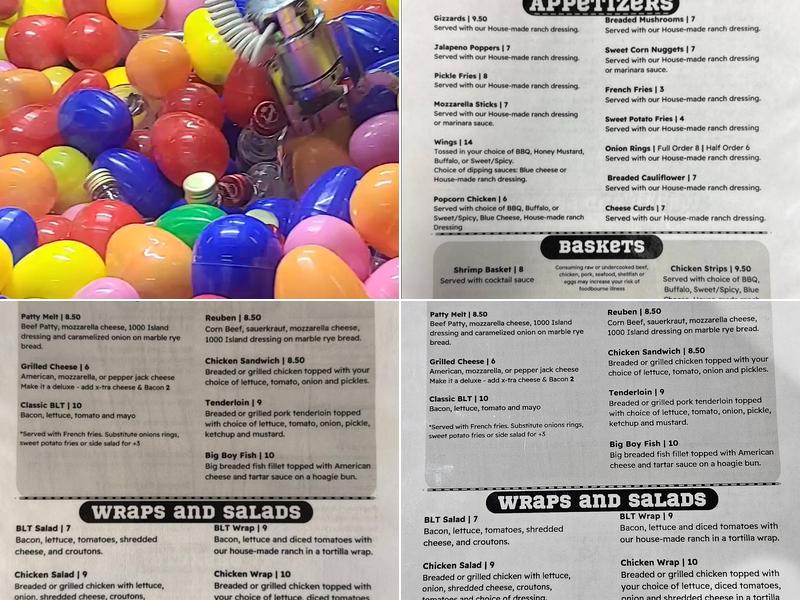 Morgans U Of R Bar & Grill Menu