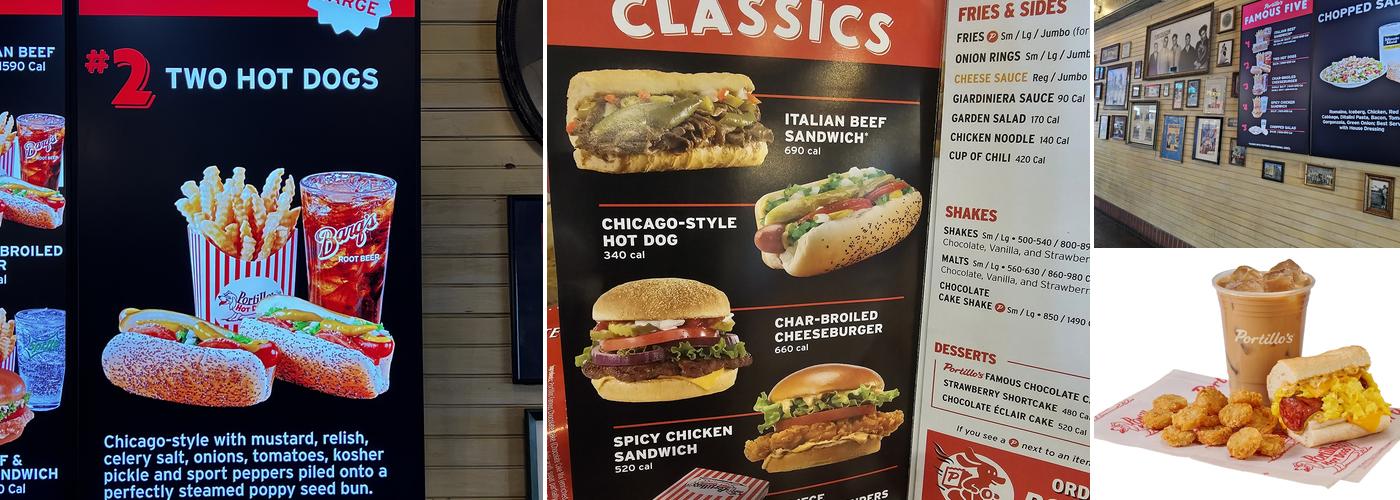 Portillo's Tinley Park Menu