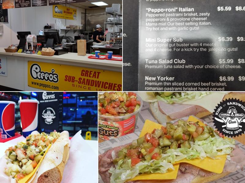 Peppo's Great Sub Sandwiches Menu
