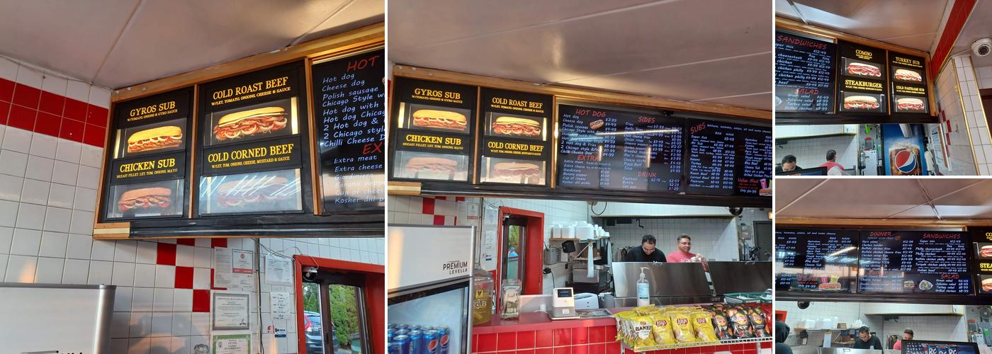 Mr Submarine Menu