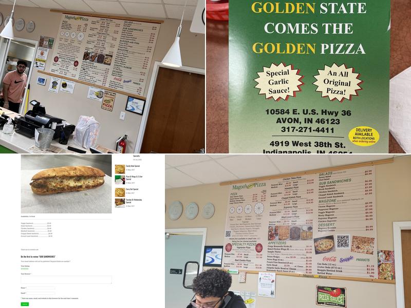 Magoo's California Pizza Menu