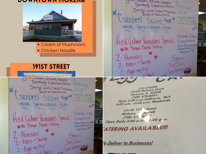 EggCetera Cafe Menu