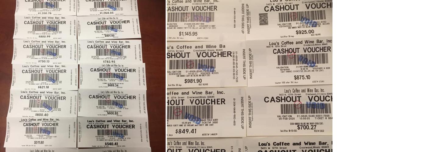 Lulu's Video Gaming Cafe Menu