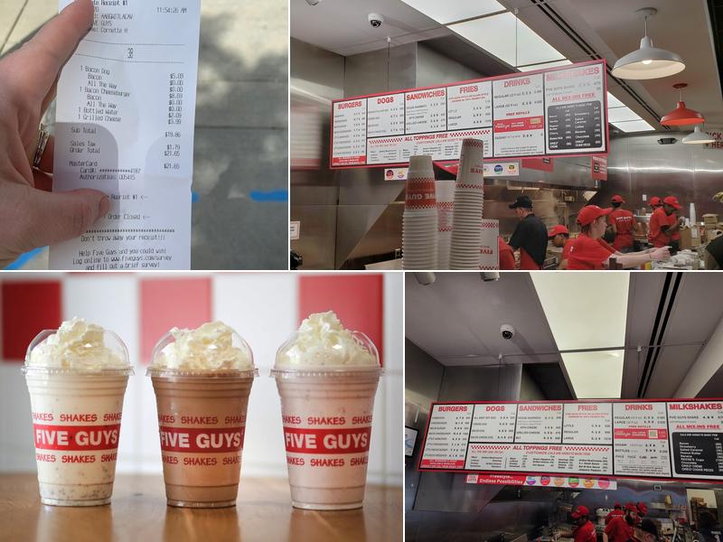 Five Guys Menu